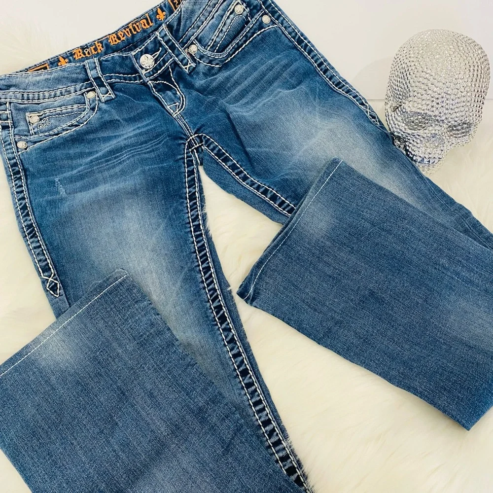 Rock revival- Premium Denim Noelle Boot Jeans - Picture 2 of 5